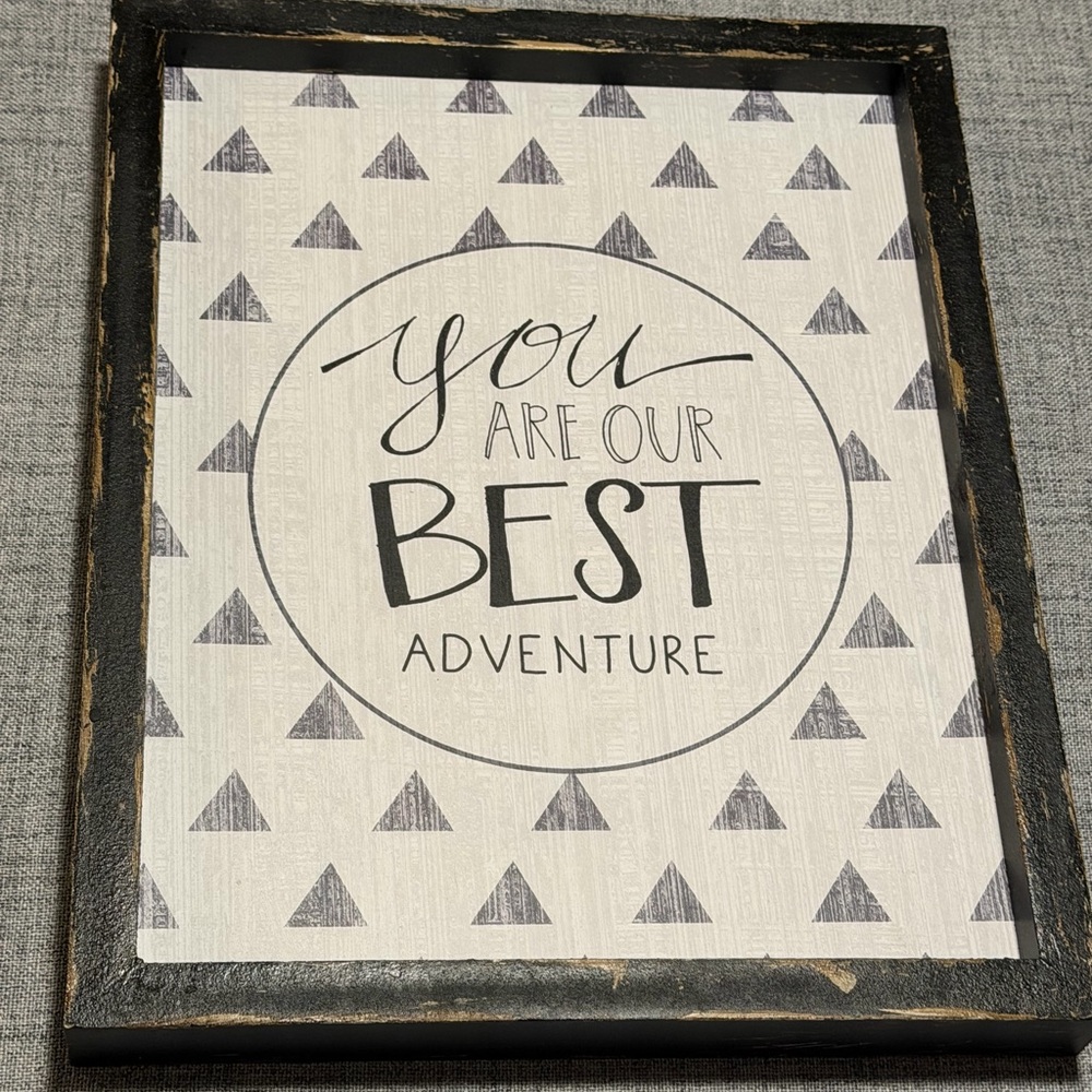Decorative Wall Art with Inspirational Quote